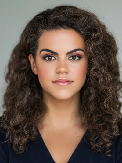 Studio Headshot Portrait of a Young Woman