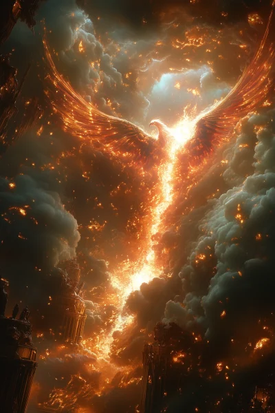 Celestial Phoenix Rising