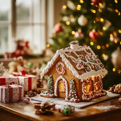 Christmas Gingerbread House Decoration