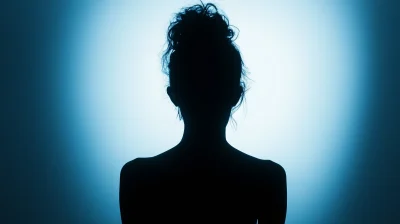 Bright Silhouette of a Woman