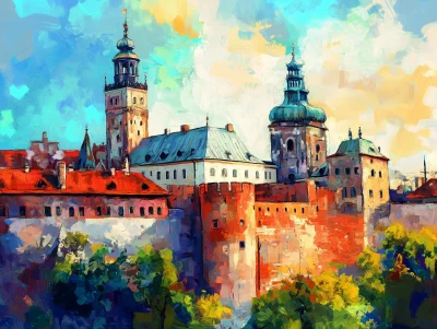 Wavel Castle in Krakow