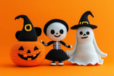 Crocheted Halloween Characters