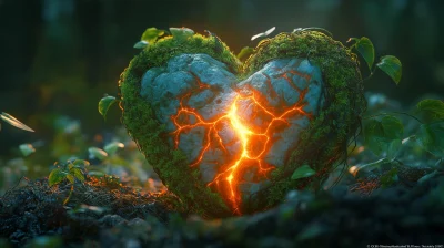 Fantastical Illuminated Heart