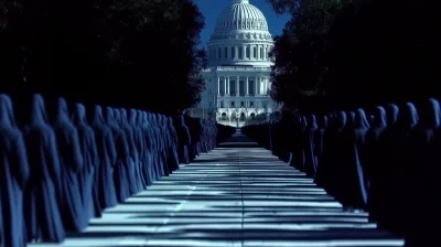 Mysterious Night at the Capitol Building