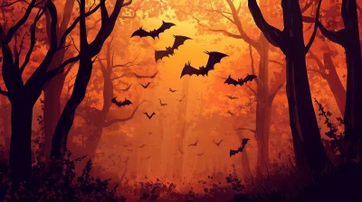 Spooky Halloween Forest