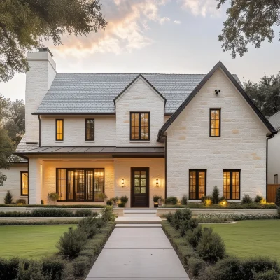 Elegant Modern Farmhouse in Texas Style