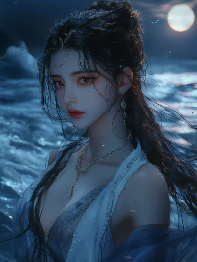 Mystical Ocean Girl