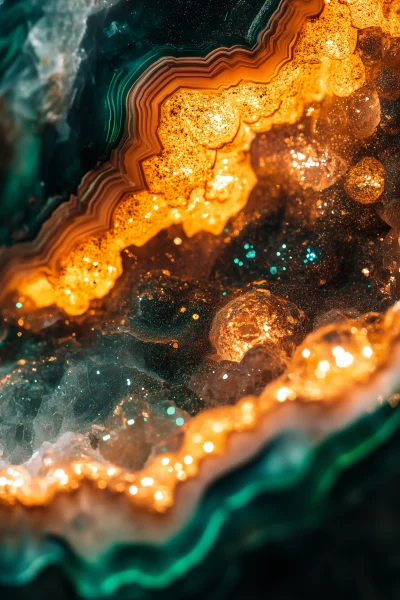 Close up Geode Agate Photography