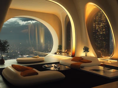 Futuristic Living Room