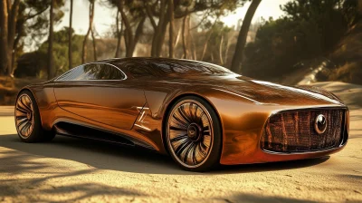 Futuristic Luxury Sedan Concept