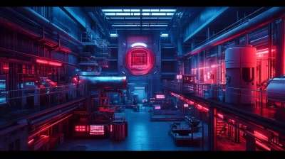 Futuristic Smart Factory