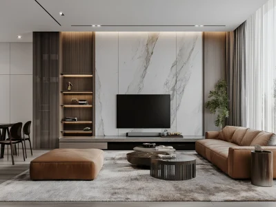 Modern Minimalist Living Room