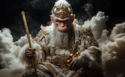 The Monkey King on Cloud