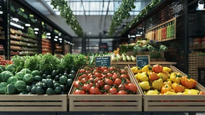 Outdoor Vegetable Supermarket