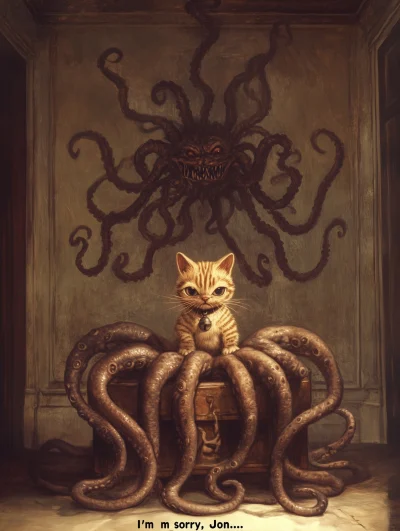 Lovecraftian Cosmic Horror with Garfield