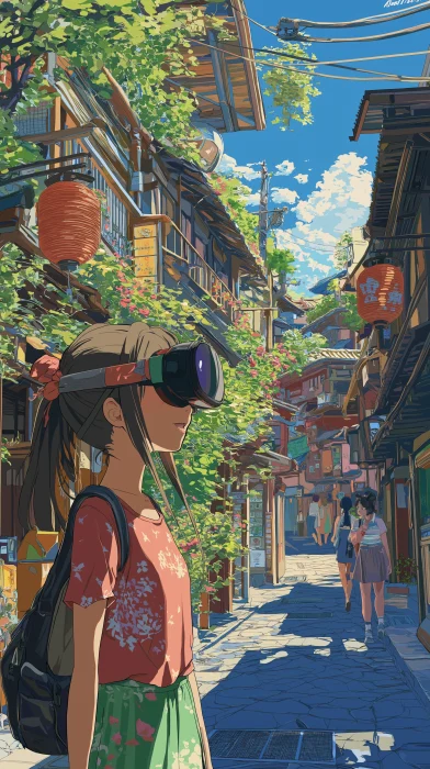 Virtual Reality Anime Inspired Artwork