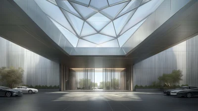 Entrance Building Concept Rendering