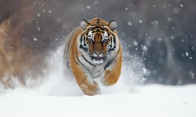 Ussuri Tiger in Snow