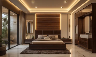 Modern Decorated Bedroom