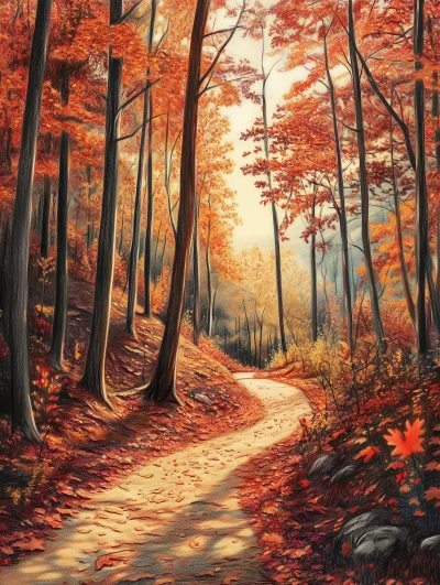 Enchanting Autumn Forest