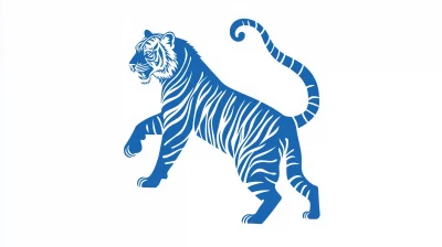 Fine Line Tiger Logo