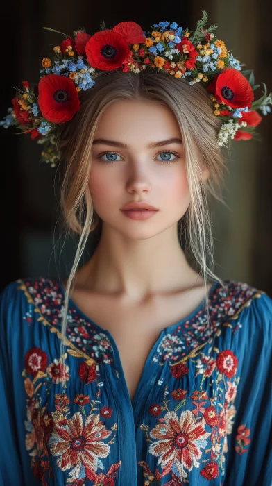 Traditional Ukrainian Girl