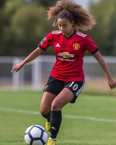 Female Footballer at Manchester United