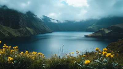 Surreal Azores Landscape