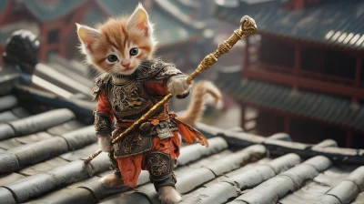 Chinese Monkey King Kitten