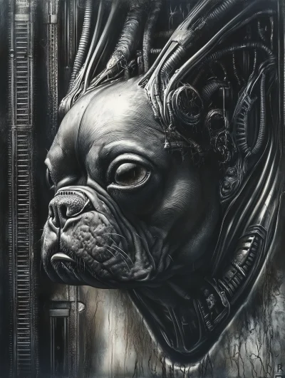 Black Frenchie Bulldog Portrait