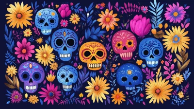 Dia de Muertos Skulls Collection