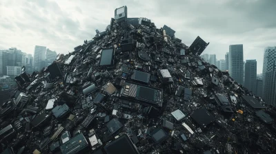 Pile of Electronic Waste