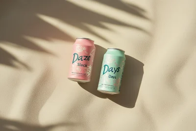 Pastel Soda Cans on Ground