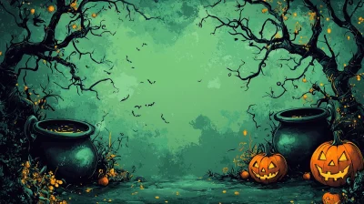 Halloween Witch Illustration