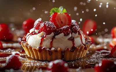 High Resolution Dessert Photography