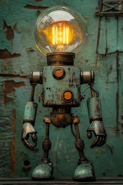 Vintage Robot Head