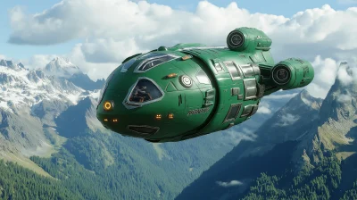 Thunderbird 2 Flying Transporter