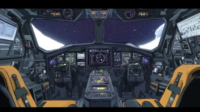 Spaceship Cockpit