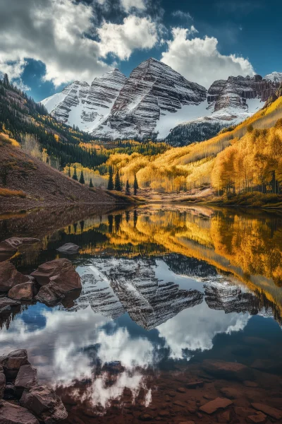 Maroon Bells in the Fall