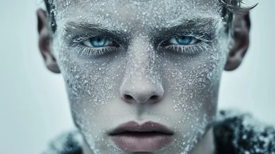 Winter-inspired Fashion Portrait