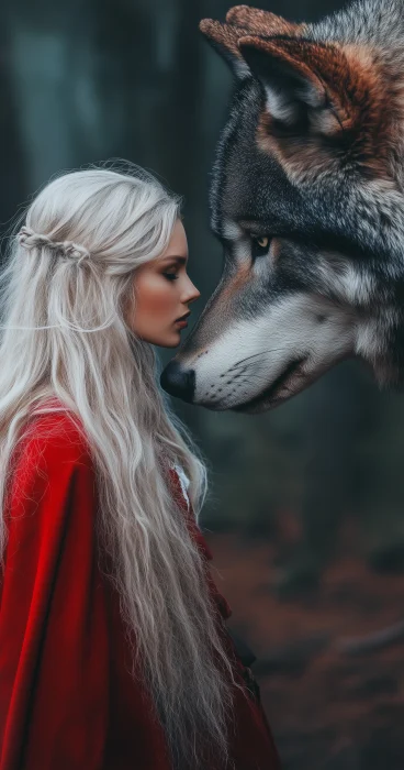 Red Riding Hood and the Wolf in Love