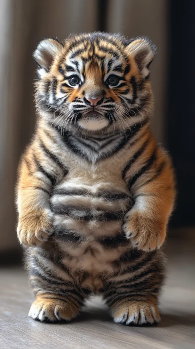 Adorable Giant Tiger Cub