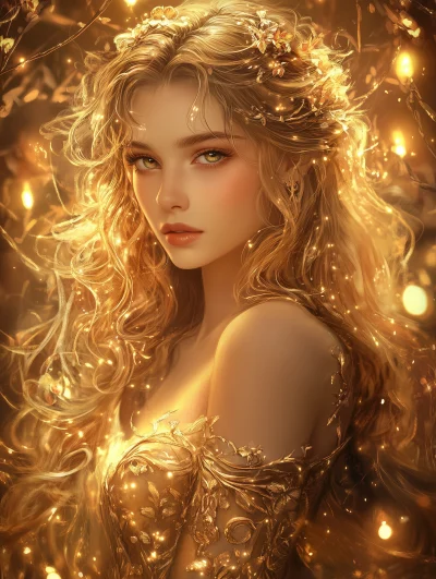 Romantic Golden Elegance