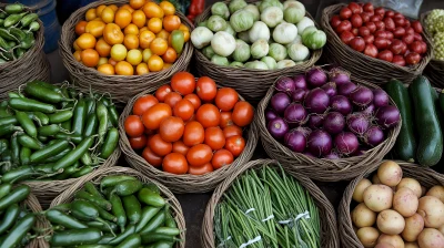 Vibrant Vegetable Still Life