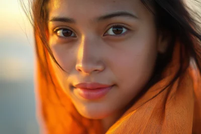 Filipina Woman Portrait