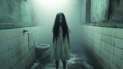 Ghostly Mexican Girl in Restroom