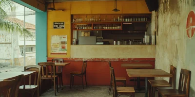 Empty Boteco Carioca in Rio de Janeiro