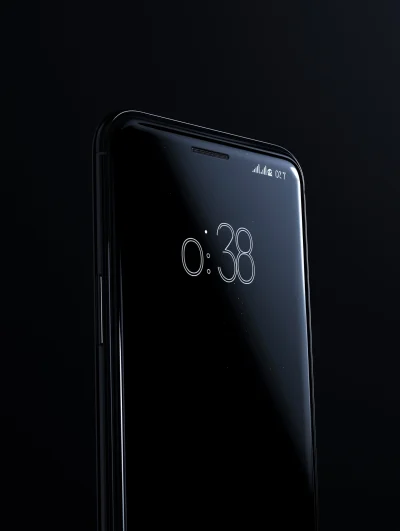 Black Smartphone Close Up