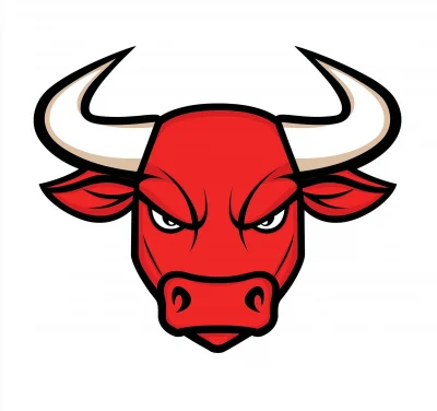 Angry Bull Logo Vector