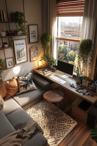 Cozy Workspace at Home